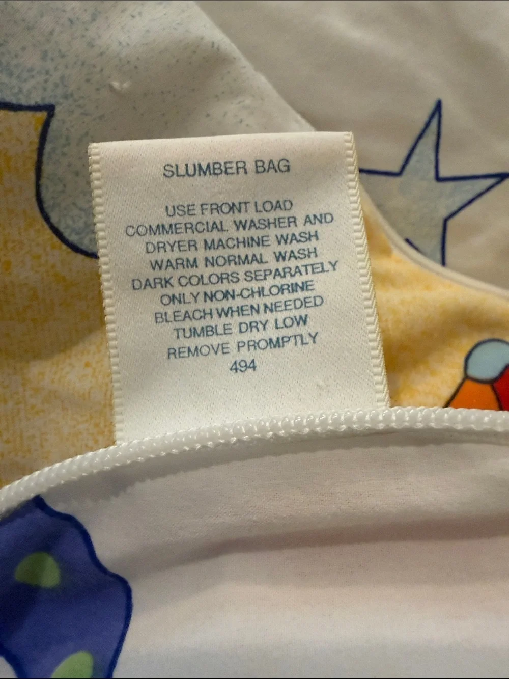 Vtg Coming Home Lands End Kids Sleeping Bag Blanket Comforter Bear Bunny 90s USA